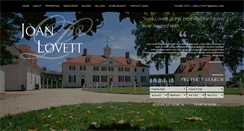 Desktop Screenshot of joanlovett.com