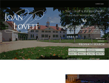 Tablet Screenshot of joanlovett.com